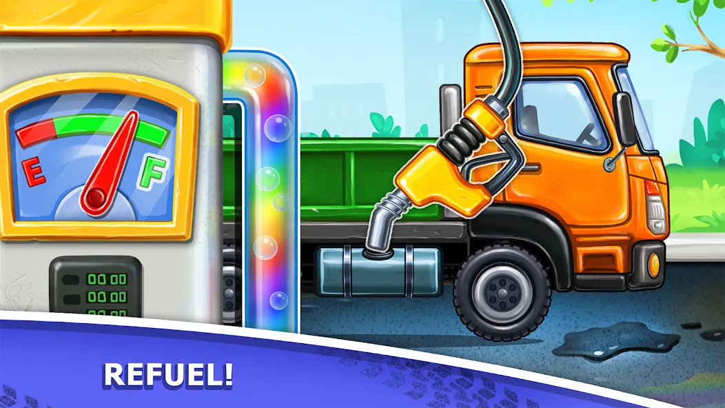 Truck games - build a house [МОД: Много монет, Открытые уровни и Мега MOD] Screenshot 2
