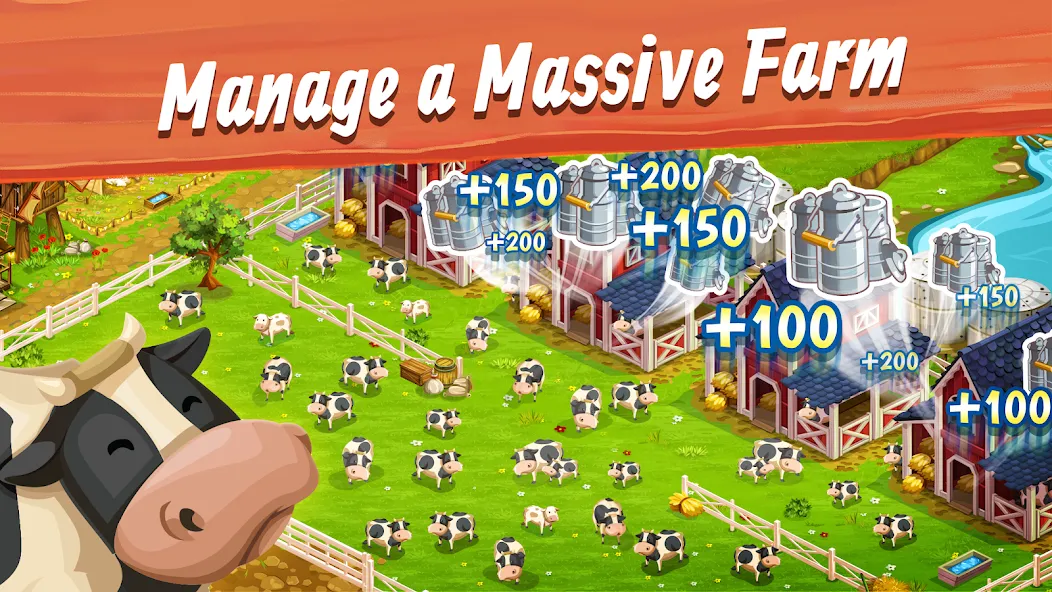 Big Farm: Mobile Harvest (Биг Фарм) [МОД: Много денег, Монет и Все открыто] Screenshot 3