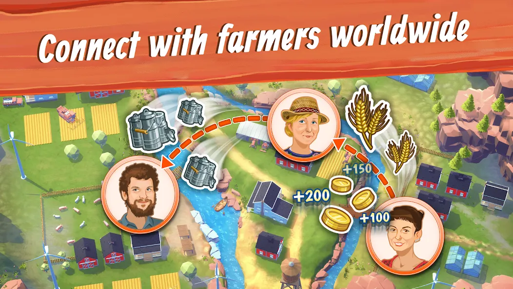 Big Farm: Mobile Harvest (Биг Фарм) [МОД: Много денег, Монет и Все открыто] Screenshot 5