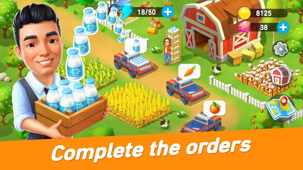 Goodville: Farm Game Adventure (Гудвилль) [МОД: Деньги, Монеты и Меню MOD] Screenshot 3