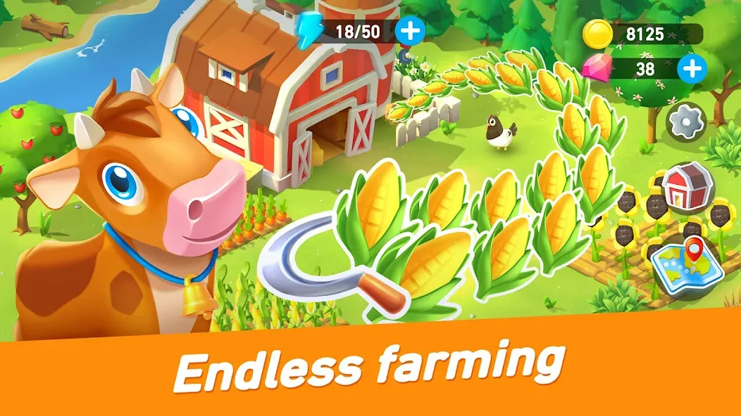 Goodville: Farm Game Adventure (Гудвилль) [МОД: Деньги, Монеты и Меню MOD] Screenshot 4