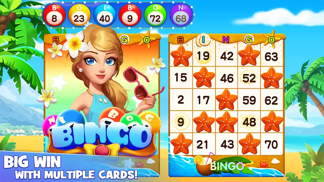 Bingo Lucky: Play Bingo Games (Бинго Лаки) [МОД: Бесконечные деньги, Монеты и Мега MOD] Screenshot 1