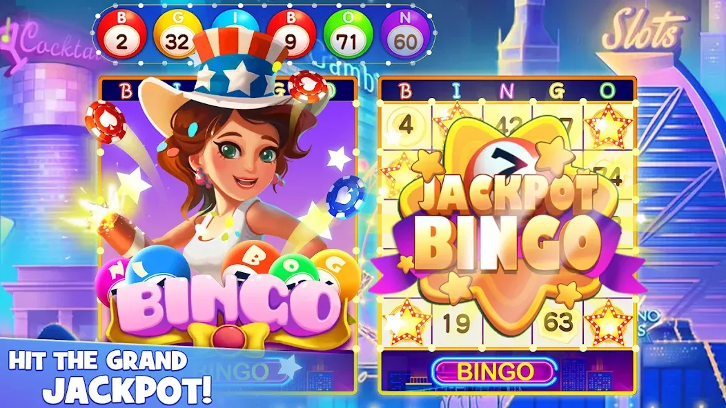 Bingo Lucky: Play Bingo Games (Бинго Лаки) [МОД: Бесконечные деньги, Монеты и Мега MOD] Screenshot 2