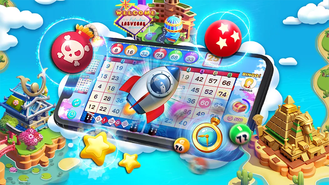Bingo Lucky: Play Bingo Games (Бинго Лаки) [МОД: Бесконечные деньги, Монеты и Мега MOD] Screenshot 3