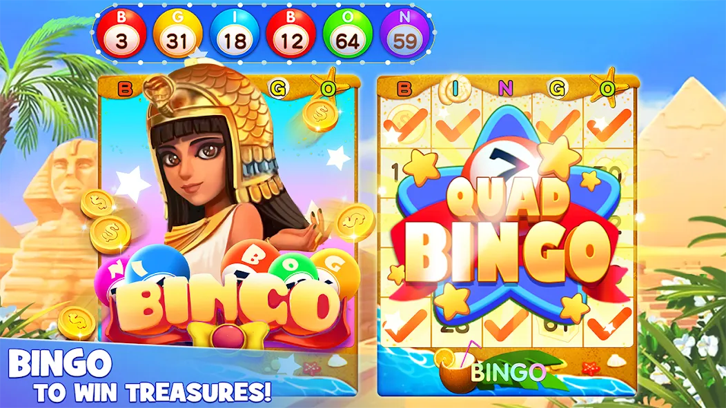 Bingo Lucky: Play Bingo Games (Бинго Лаки) [МОД: Бесконечные деньги, Монеты и Мега MOD] Screenshot 5