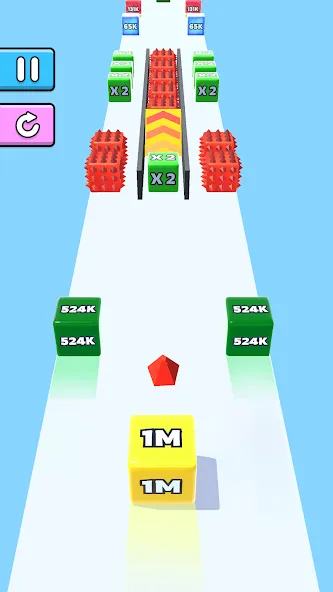 Jelly Run 2048 (Джелли Ран 2048) [МОД: Все открыто, Дополнительные деньги и Меню MOD] Screenshot 3