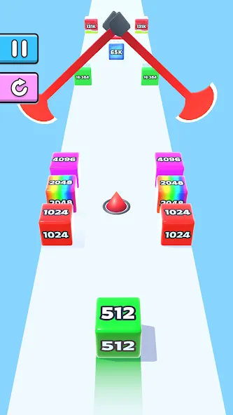 Jelly Run 2048 (Джелли Ран 2048) [МОД: Все открыто, Дополнительные деньги и Меню MOD] Screenshot 5