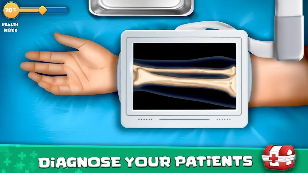 Hospital Surgeon: Doctor Game [МОД: Много денег, Монет и Все открыто] Screenshot 2