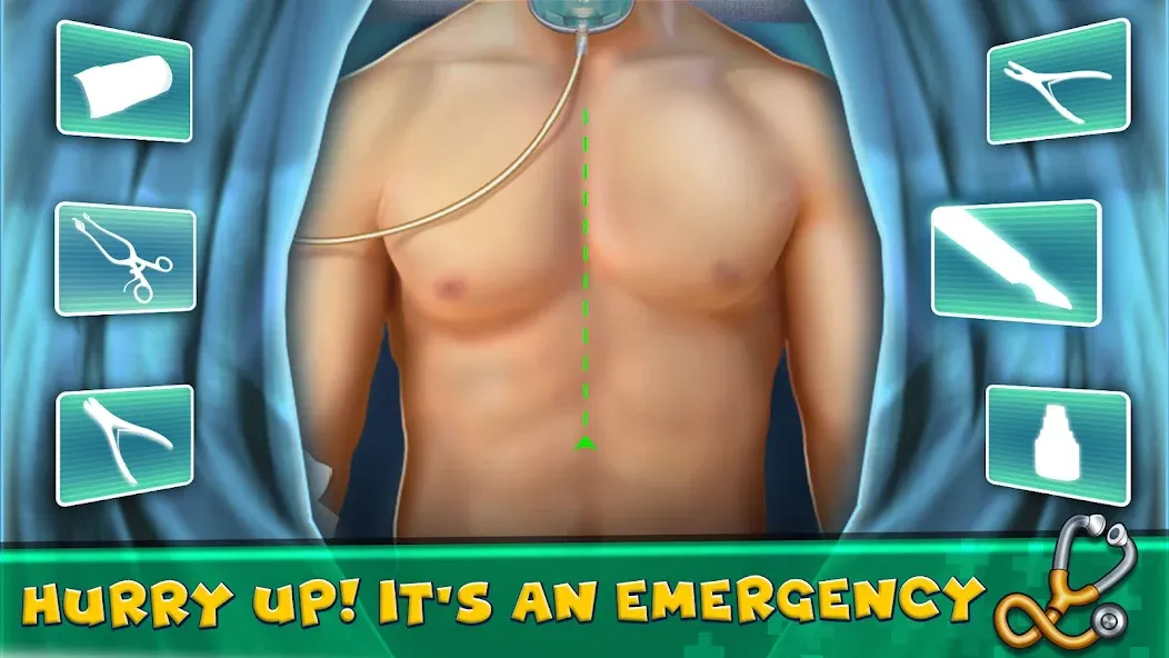 Hospital Surgeon: Doctor Game [МОД: Много денег, Монет и Все открыто] Screenshot 3