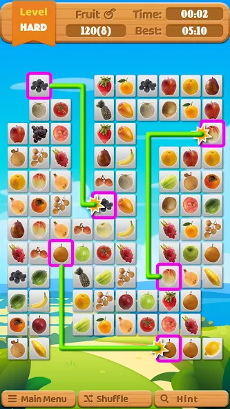 Fruit Connect (Фрукт Коннект) [МОД: Деньги, Монеты и Меню MOD] Screenshot 2