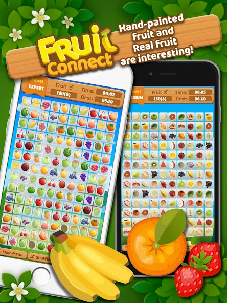 Fruit Connect (Фрукт Коннект) [МОД: Деньги, Монеты и Меню MOD] Screenshot 5
