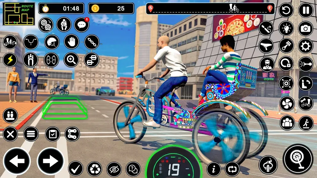 BMX Cycle Games 3D Cycle Race (игры на велосипеде 3D гонка) [МОД: Бесконечные деньги, Монеты и Мега MOD] Screenshot 4