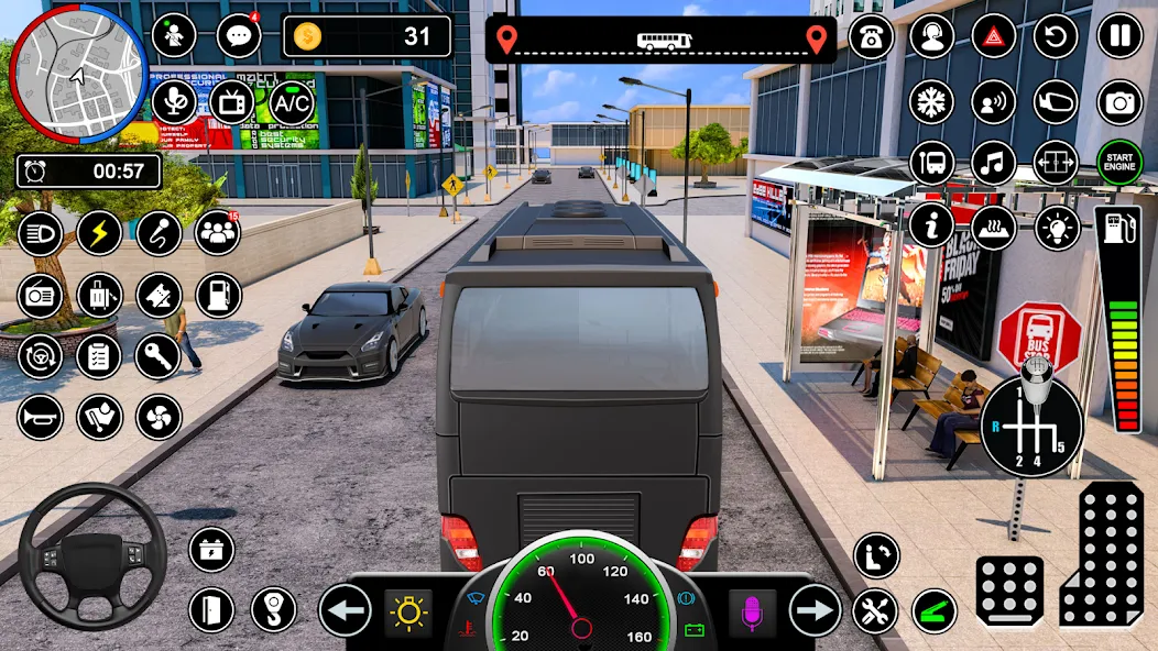 Bus Simulator - Driving Games [МОД: Много монет, Открытые уровни и Мега MOD] Screenshot 3