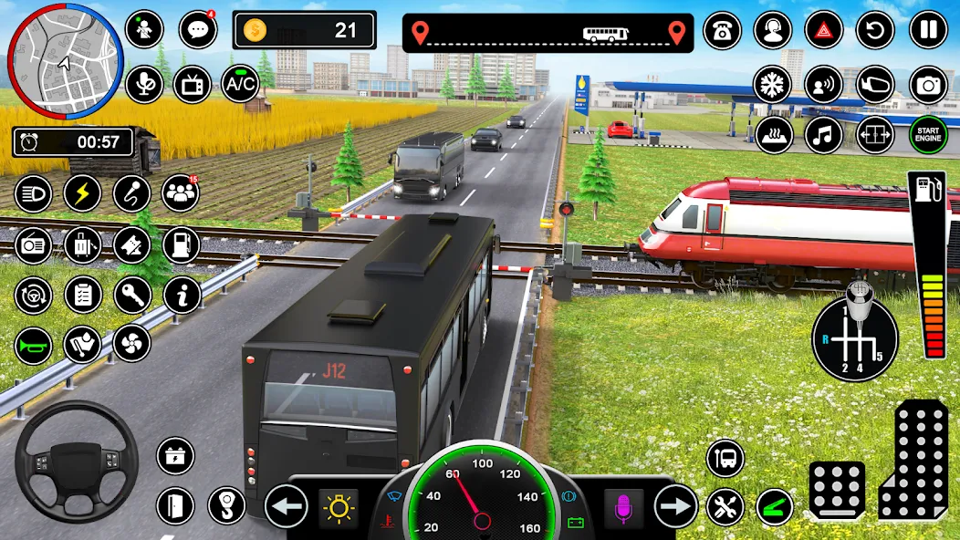 Bus Simulator - Driving Games [МОД: Много монет, Открытые уровни и Мега MOD] Screenshot 4