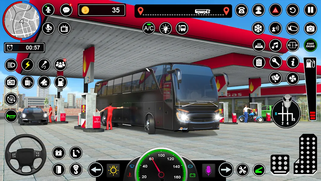 Bus Simulator - Driving Games [МОД: Много монет, Открытые уровни и Мега MOD] Screenshot 5