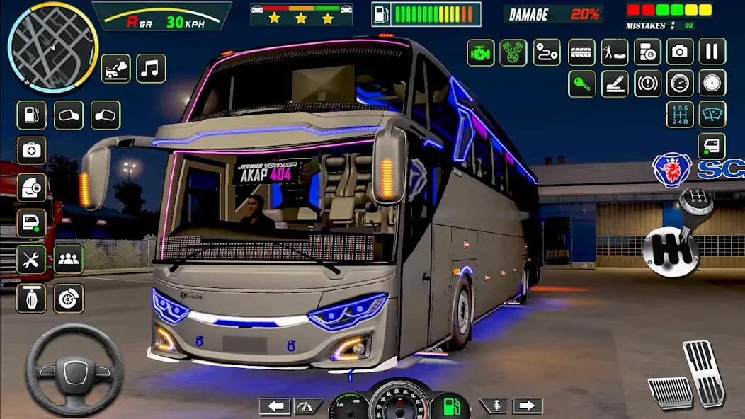 Public Coach Bus Driving Game (Паблик Коуч Бас Драйвинг Гейм) [МОД: Деньги, Монеты и Меню MOD] Screenshot 1
