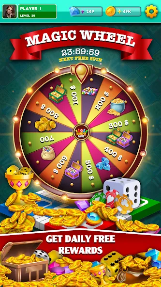 Multiplayer Dice Ludo Games (Мультиплеер Дайс Лудо Игры) [МОД: Все открыто, Дополнительные деньги и Меню MOD] Screenshot 5