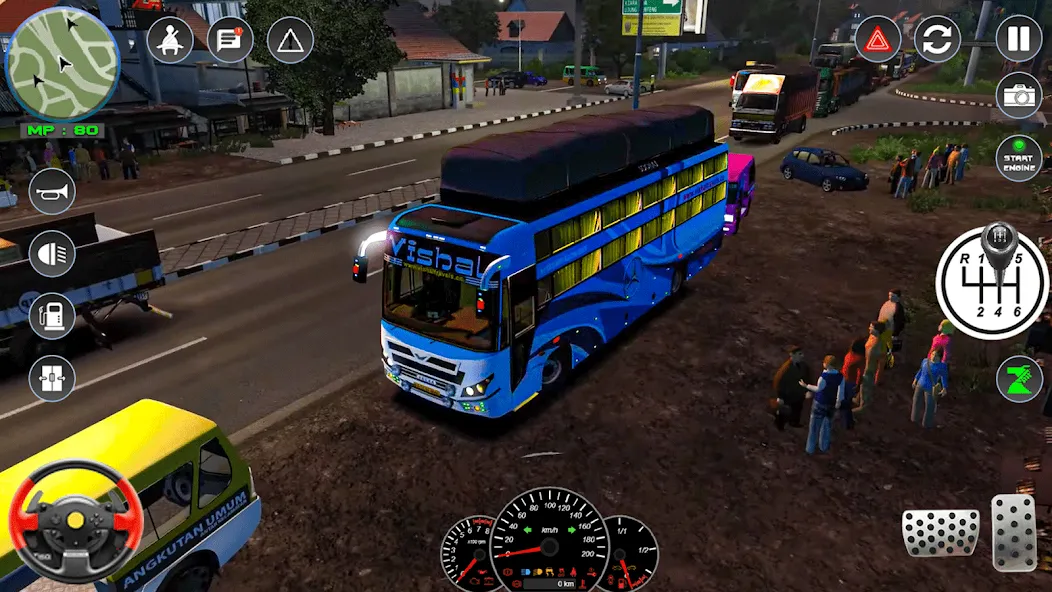 City Bus Driving: Bus Games 3D [МОД: Деньги, Монеты и Меню MOD] Screenshot 1