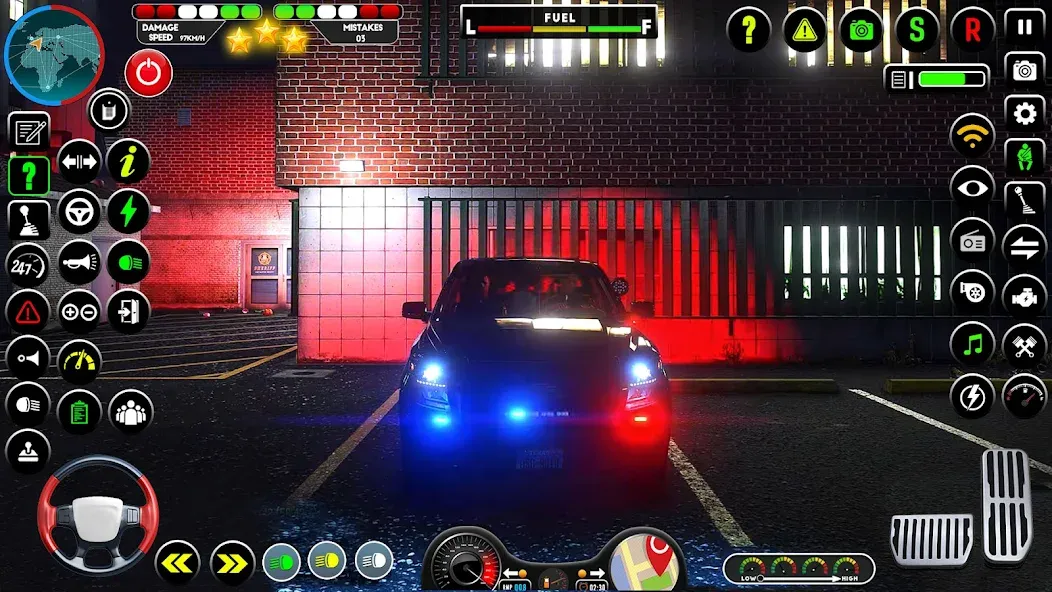 NYPD Police Car Parking Game [МОД: Деньги, Монеты и Меню MOD] Screenshot 2