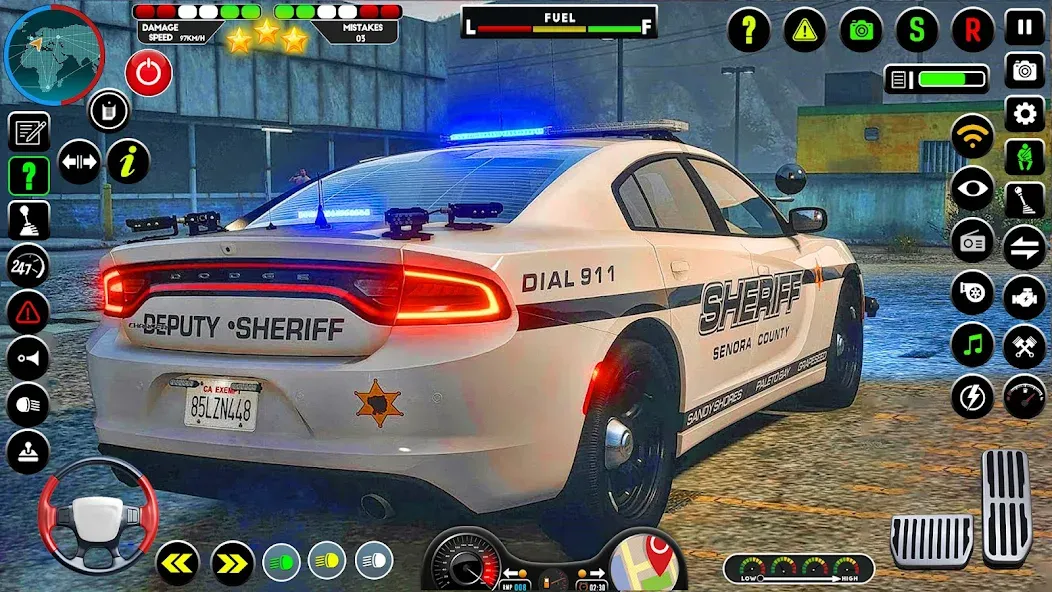 NYPD Police Car Parking Game [МОД: Деньги, Монеты и Меню MOD] Screenshot 3