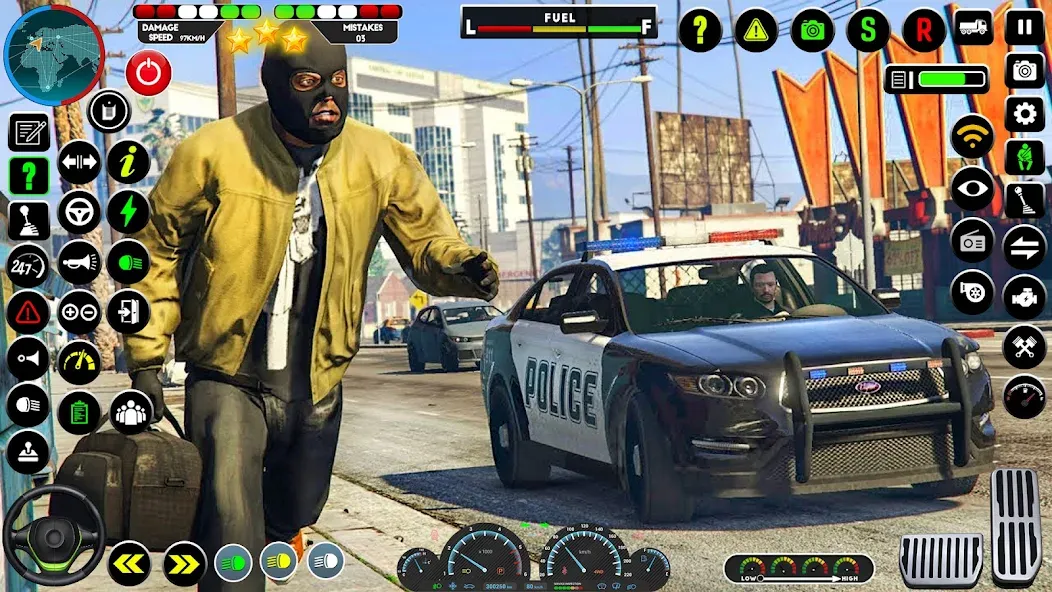 NYPD Police Car Parking Game [МОД: Деньги, Монеты и Меню MOD] Screenshot 5