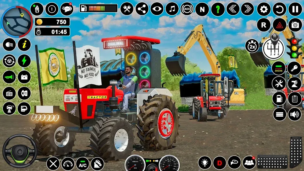 Tractor Driving - Tractor Game [МОД: Бесконечные деньги, Монеты и Мега MOD] Screenshot 3