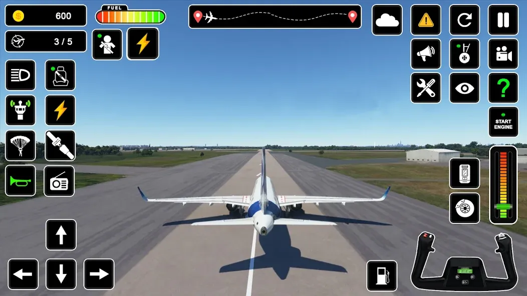 Pilot Simulator: Airplane Game [МОД: Меню, Бесконечные монеты и Открытые уровни] Screenshot 5