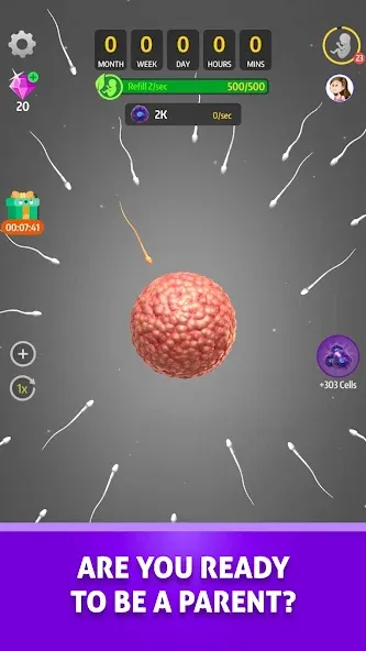 Idle 9 Months (Айдл 9 месяцев) [МОД: Меню, Бесконечные монеты и Открытые уровни] Screenshot 1