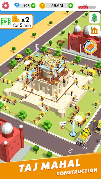 Idle Construction 3D (Айдл Конструкшн 3Д) [МОД: Много денег, Монет и Все открыто] Screenshot 5