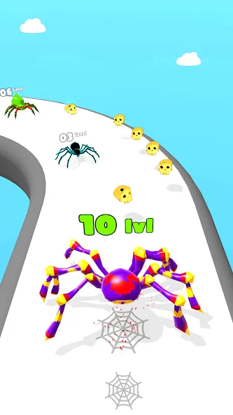 Insect Run - Spider Evolution (Инсект Эволюшн Ран) [МОД: Много денег, Монет и Все открыто] Screenshot 2