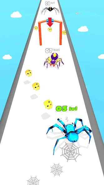 Insect Run - Spider Evolution (Инсект Эволюшн Ран) [МОД: Много денег, Монет и Все открыто] Screenshot 3