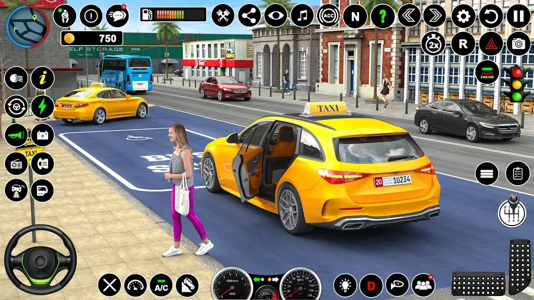 Russian Taxi Driving Simulator [МОД: Деньги, Монеты и Меню MOD] Screenshot 4