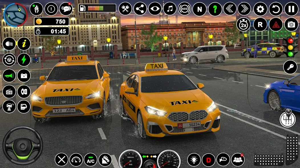 Russian Taxi Driving Simulator [МОД: Деньги, Монеты и Меню MOD] Screenshot 5