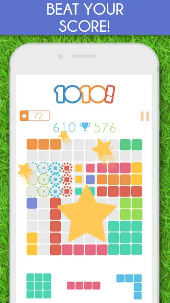 1010! Block Puzzle Game [МОД: Все открыто, Дополнительные деньги и Меню MOD] Screenshot 2