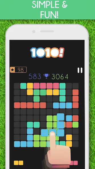 1010! Block Puzzle Game [МОД: Все открыто, Дополнительные деньги и Меню MOD] Screenshot 4