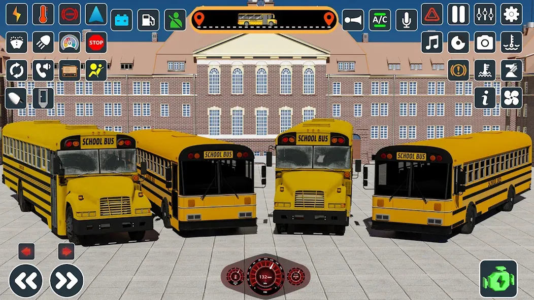 School Bus 3d : City Bus Games (Школьный автобус симулятор игры на автобусе) [МОД: Меню, Бесконечные монеты и Открытые уровни] Screenshot 1