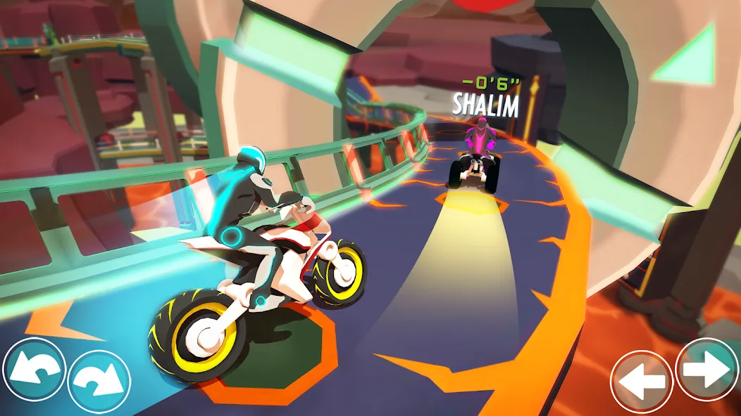 Gravity Rider: Space Bike Race (Гравити Райдер) [МОД: Меню, Бесконечные монеты и Открытые уровни] Screenshot 4