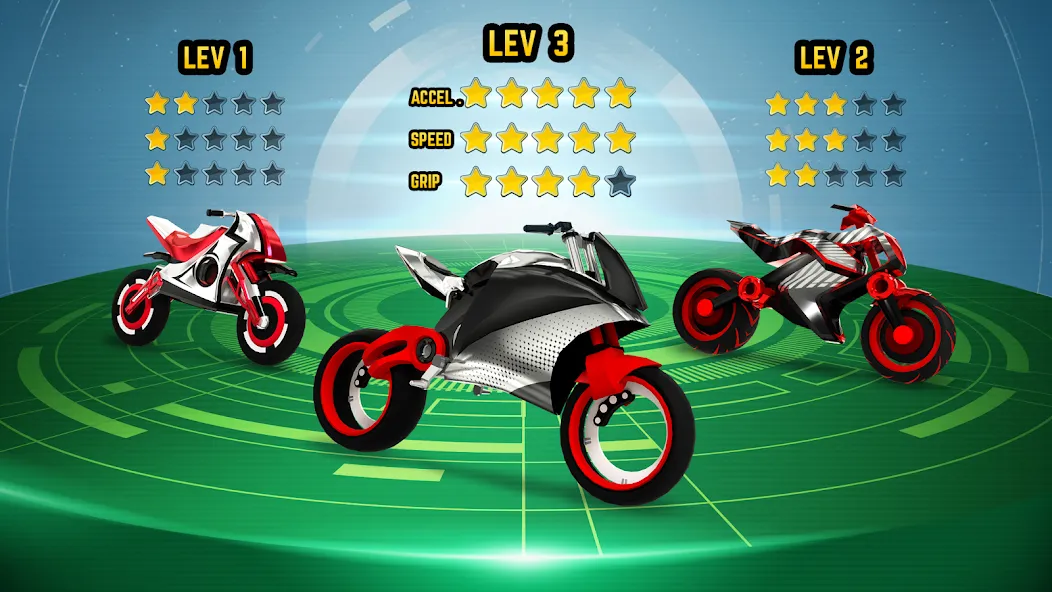 Gravity Rider: Space Bike Race (Гравити Райдер) [МОД: Меню, Бесконечные монеты и Открытые уровни] Screenshot 5