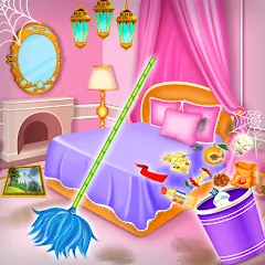 Скачать Princess house cleaning advent [МОД: Меню, Бесконечные монеты и Открытые уровни] | Взлом Princess house cleaning advent на Андроид