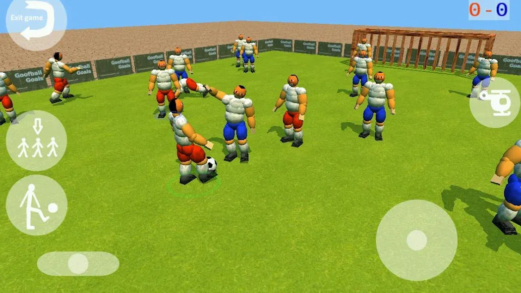 Goofball Goals Soccer Game 3D (Гуфбол Голз Соккер Гейм 3Д) [МОД: Деньги, Монеты и Меню MOD] Screenshot 1