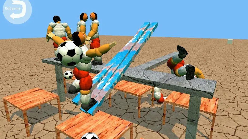Goofball Goals Soccer Game 3D (Гуфбол Голз Соккер Гейм 3Д) [МОД: Деньги, Монеты и Меню MOD] Screenshot 5