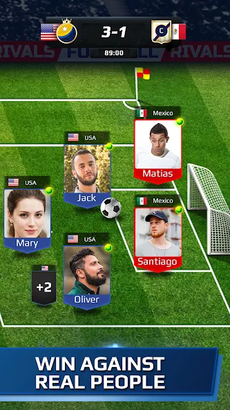 Football Rivals: Soccer Game (Футбольные соперники) [МОД: Много денег, Монет и Все открыто] Screenshot 3