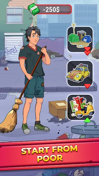 Rich Inc. Business & Idle Life [МОД: Бесконечные деньги, Монеты и Мега MOD] Screenshot 1