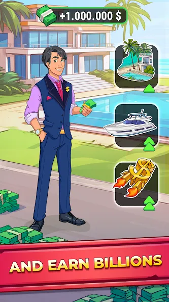 Rich Inc. Business & Idle Life [МОД: Бесконечные деньги, Монеты и Мега MOD] Screenshot 2