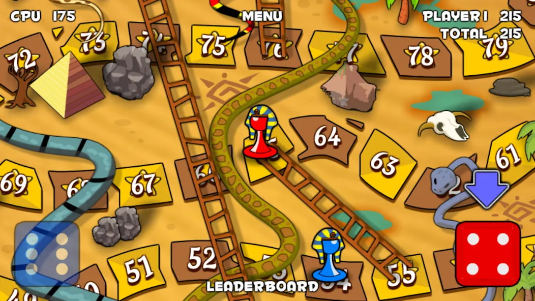 Snakes and Ladders (Змеи и лестницы) [МОД: Бесконечные деньги, Монеты и Мега MOD] Screenshot 1