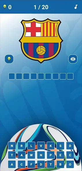 Soccer Clubs Logo Quiz [МОД: Бесконечные деньги, Монеты и Мега MOD] Screenshot 1