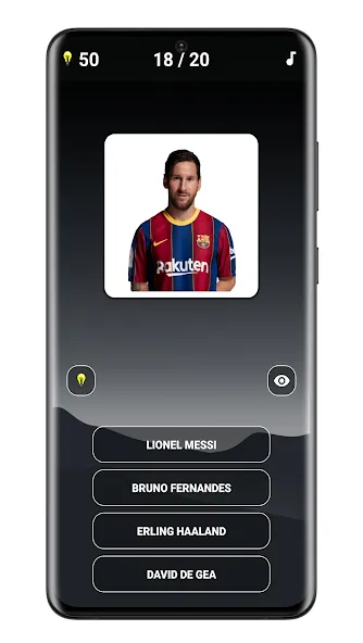 Guess The Soccer Player Quiz [МОД: Меню, Бесконечные монеты и Открытые уровни] Screenshot 1