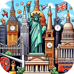 Скачать Capitals of the World - Quiz 1 [МОД: Деньги, Монеты и Меню MOD] | Взлом Capitals of the World - Quiz 1 на Андроид