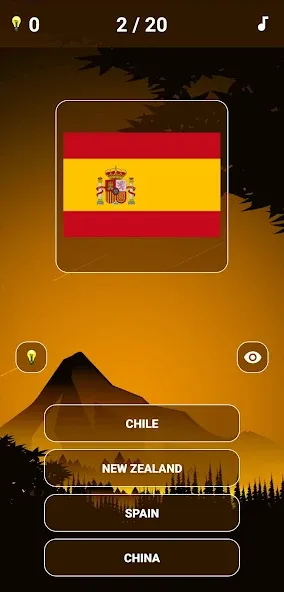 Geography Quiz - World Flags 1 [МОД: Много монет, Открытые уровни и Мега MOD] Screenshot 1