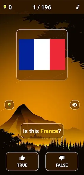 Geography Quiz - World Flags 1 [МОД: Много монет, Открытые уровни и Мега MOD] Screenshot 3